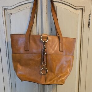 Patricia NASH COGNAC Leather Tote Bag